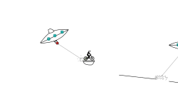 Alien crash!