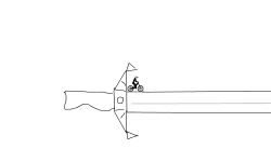 Sword with two zombies