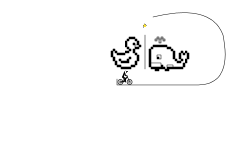 Pixel Art | Duck & Whale
