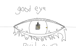 good eye-bad eye