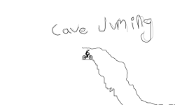 Cave jumping