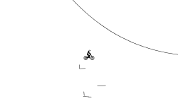 BMX Fall upside down mini