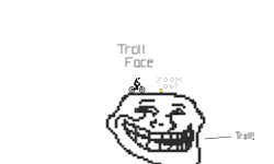 Troll Face Pixel Art