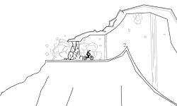 Escape from ruins cave stone