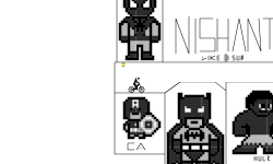Superhero pixel art preview 2