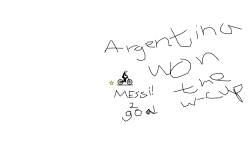 ARGENTINA WONT HE W-CUP!!!!!!!