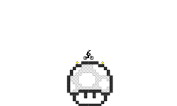 Super Mario Mushroom Pixel Art