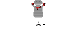 Pixel Art Snowman!