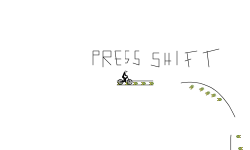 Press only SHIFT