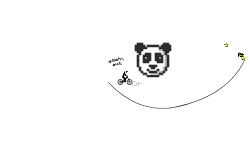 Panda Pixel Art
