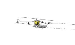 Machine Gun Chopper drawing
