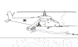 Made-up Attack Helicopter