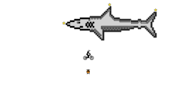 Pixelated Shark
