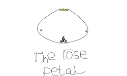 the rose petal