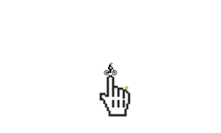 Pointer finger pixel art