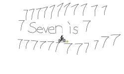Seven is 7