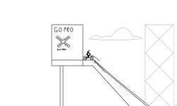 Ski jumping (detail)