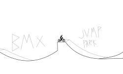 Simple BMX jump Park