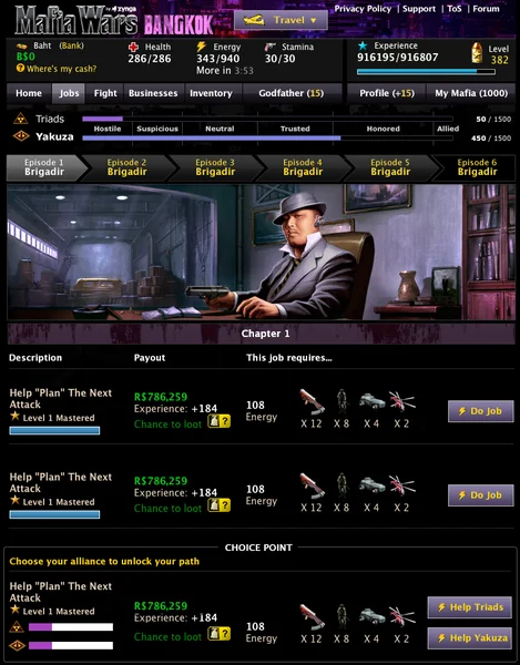 Mafia Thug - Mobsters and Mafia browser games