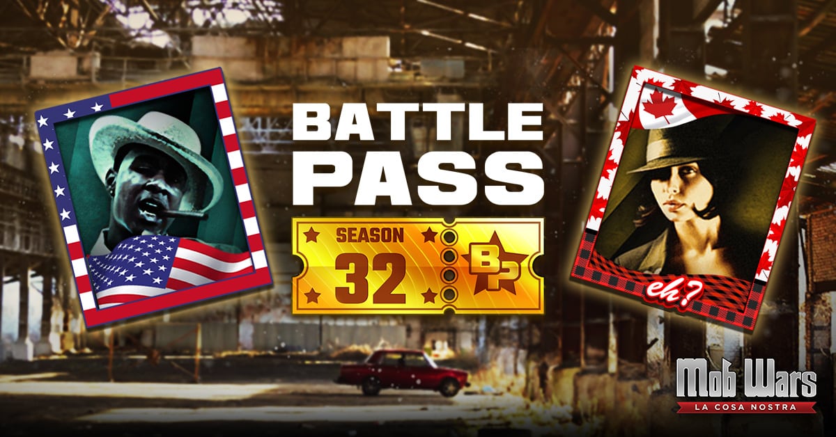 Mob Wars LCN Season 32 Battle Pass Banner