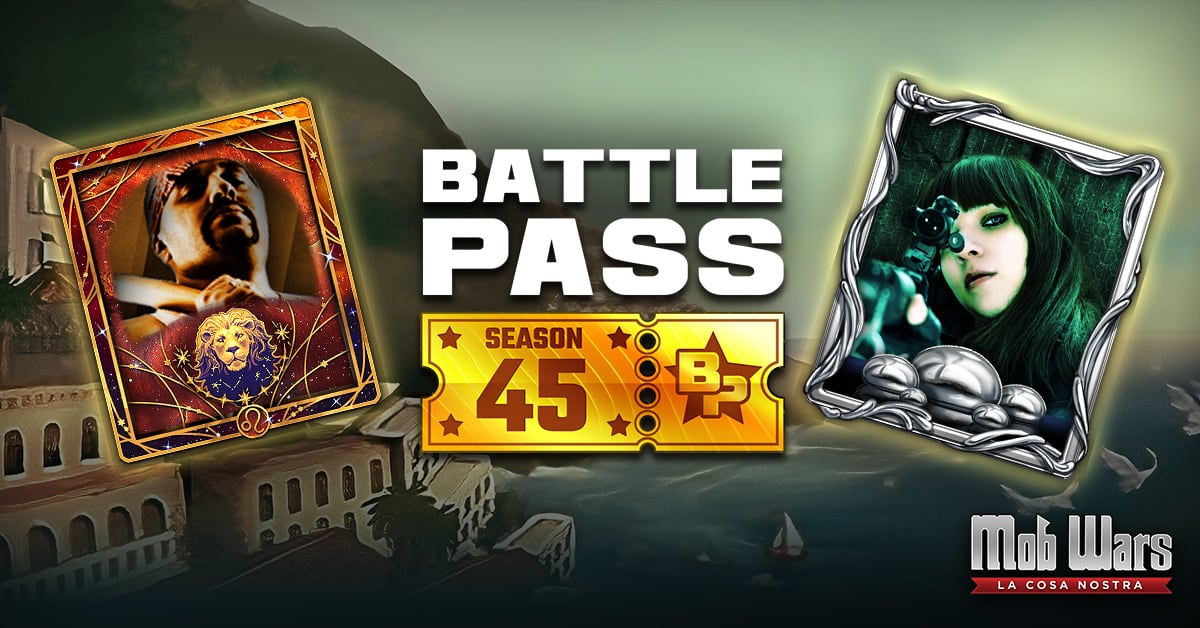 Mob Wars LCN Battle Pass Season 45 Banner