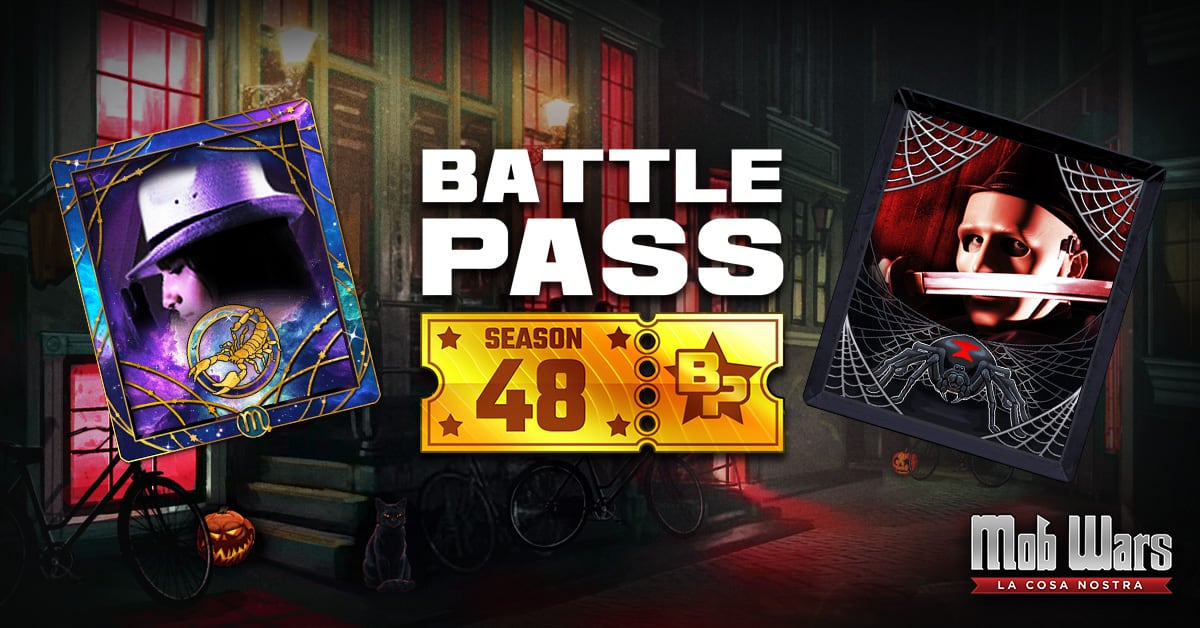 Mob Wars LCN Battle Pass 48 Banner