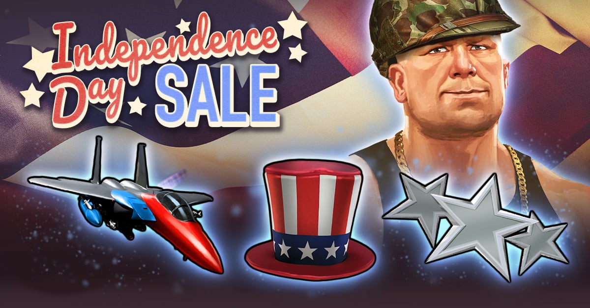 Mob Wars LCN Independence Day Sale Banner