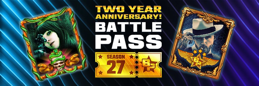 mob wars LCN two year anniversary battle pass banner