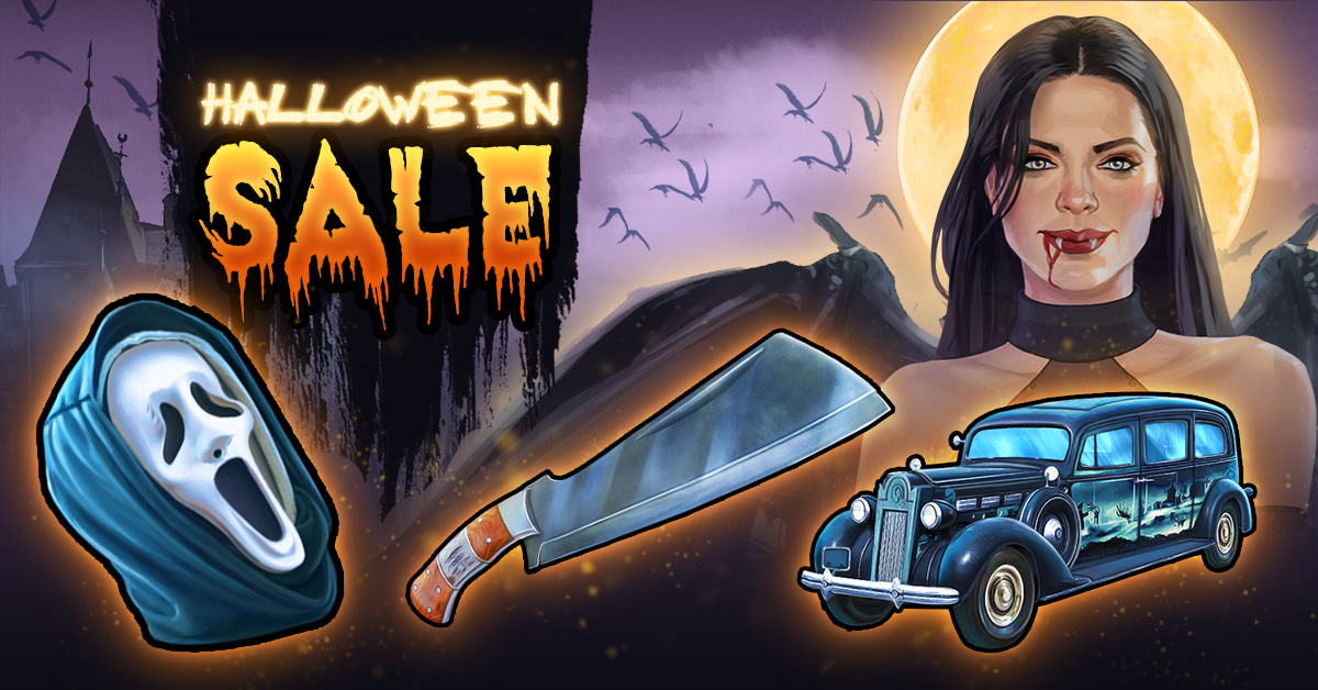 Mob Wars LCN Halloween Sale Banner