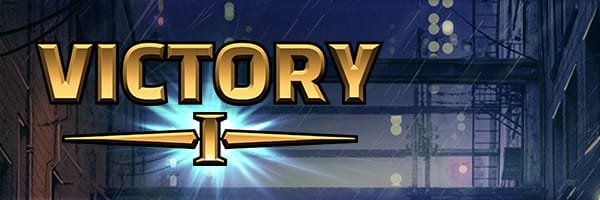 Raid Fusion victory banner displaying a medal for first place.