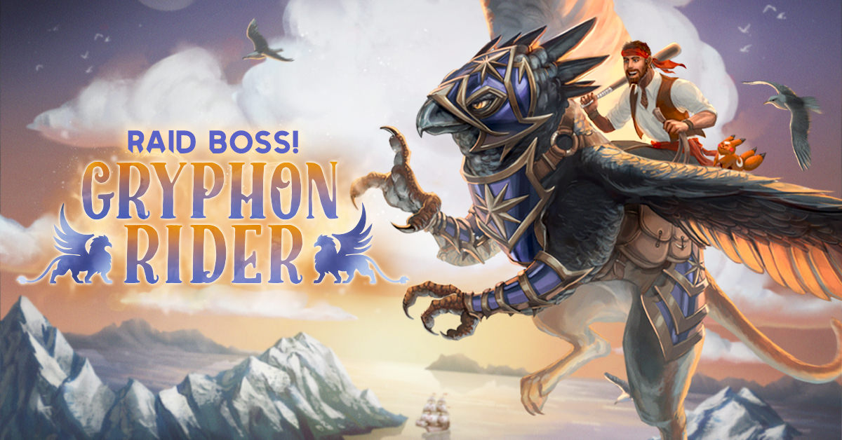 pirate clan gryphon rider raid boss banner