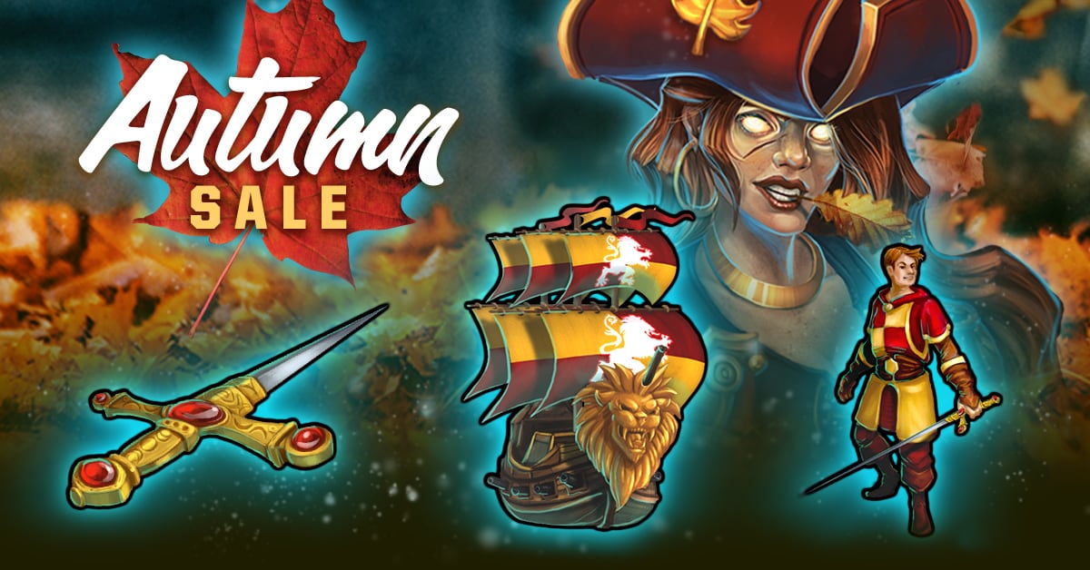 Pirate Clan Autumn Sale Banner