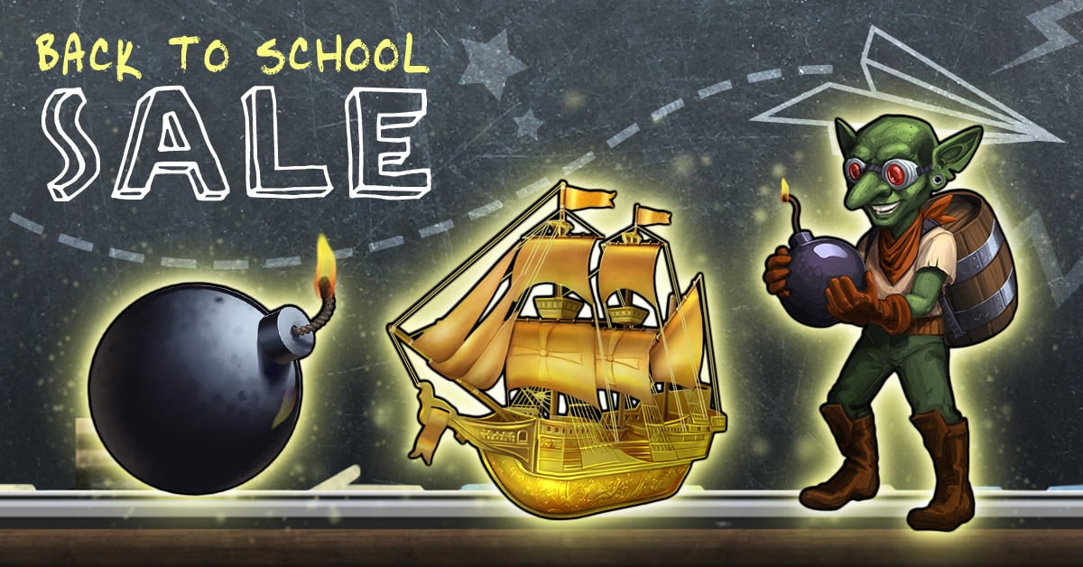 Pirate Clan Back to school Sale Banner