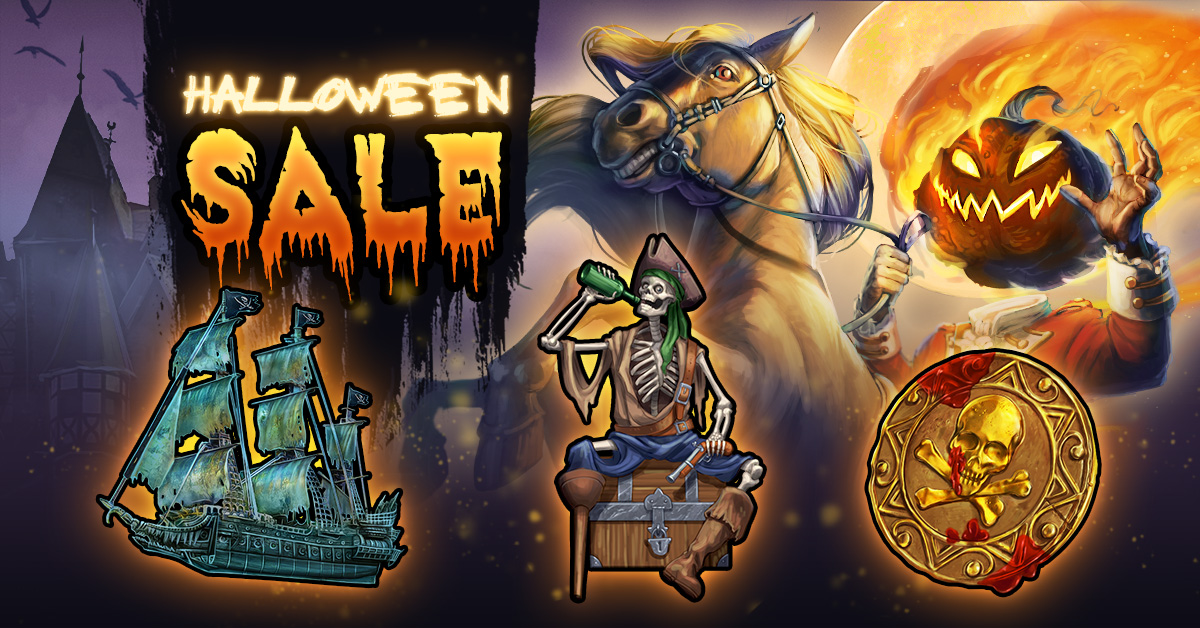 Pirate Clan Halloween Sale Banner