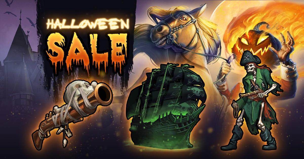 Pirate Clan Halloween Sale Banner