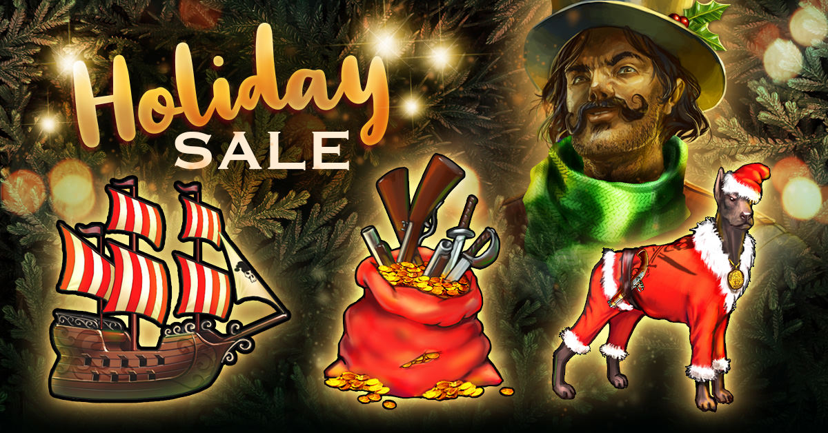 pirate clan holiday sale banner