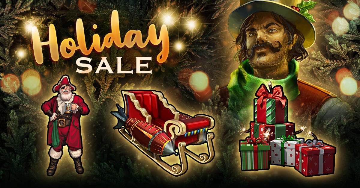 Pirate Clan Holiday Sale Banner