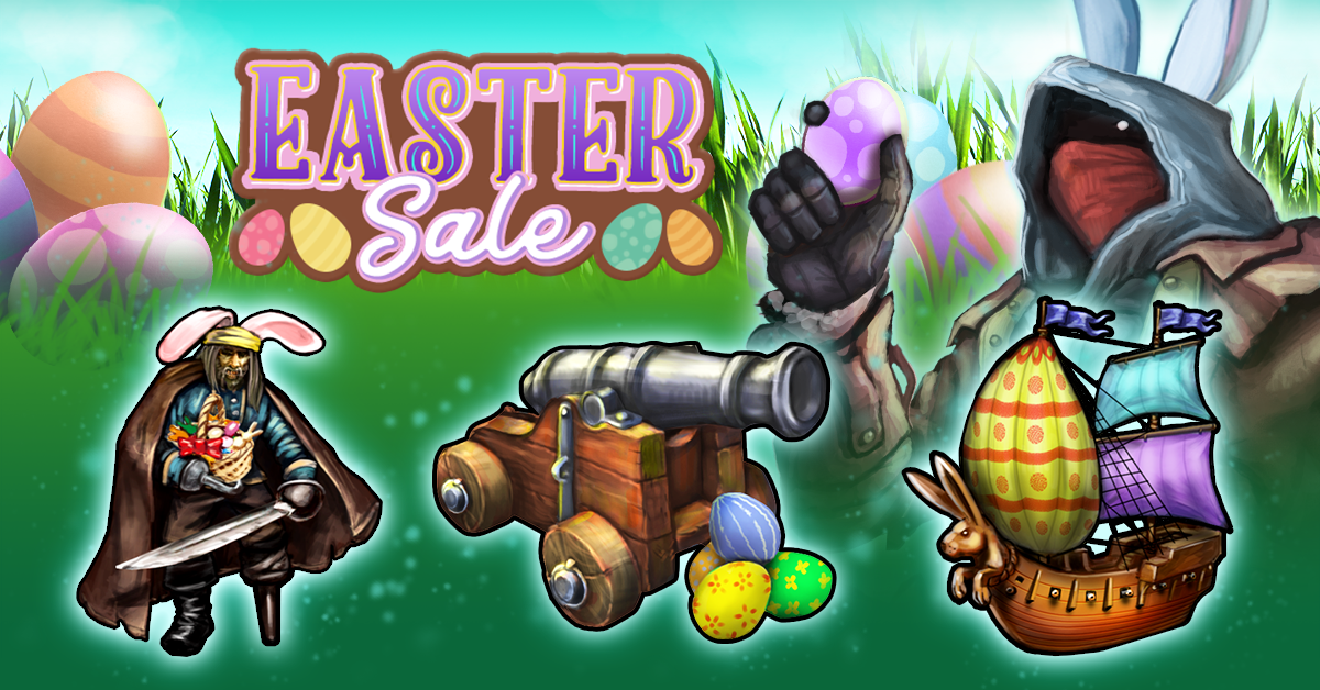pirate clan easter sale banner