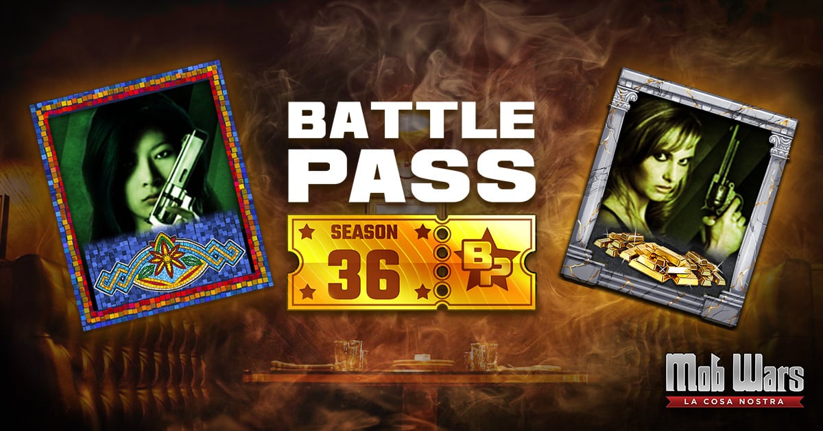 Mob Wars LCN Battle Pass Season 36 Banner