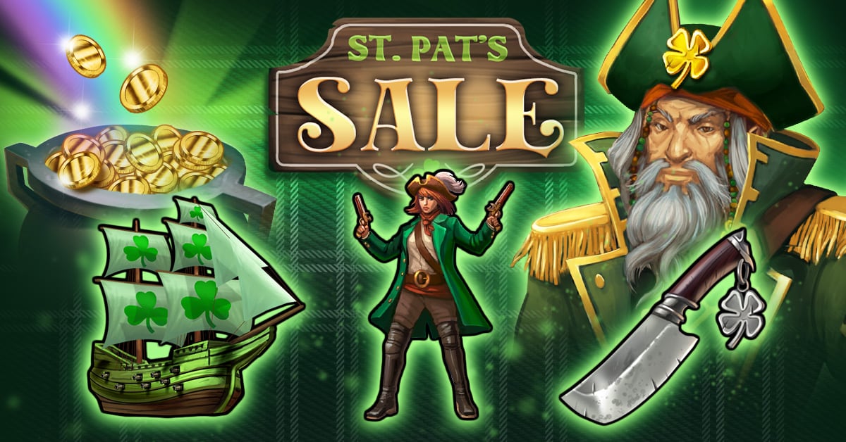 Pirate Clan St. Pats Sale Banner