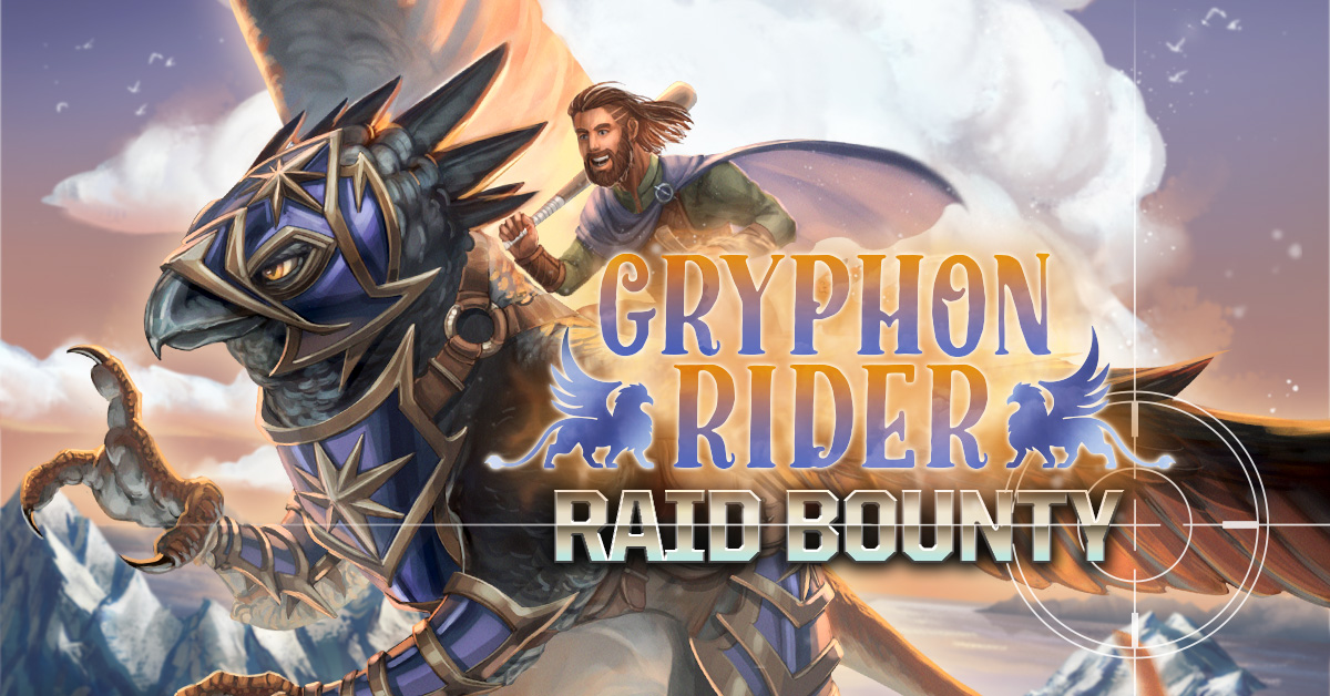 Viking Clan Gryphon Rider Raid Boss Banner