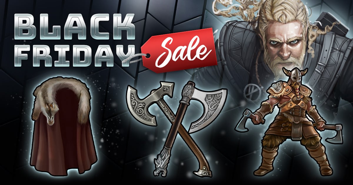 Viking Clan Black Friday Sale Banner