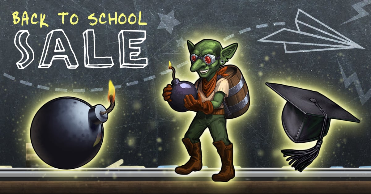 Viking Clan Back to School Sale Banner