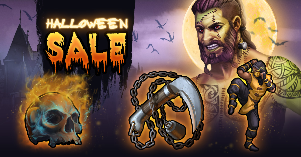 Viking Clan Halloween Sale Banner