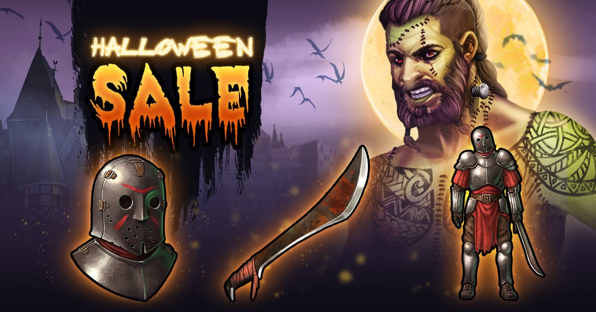 Viking Clan Halloween Sale Banner