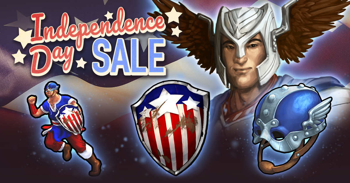 Viking Clan independence day sale banner
