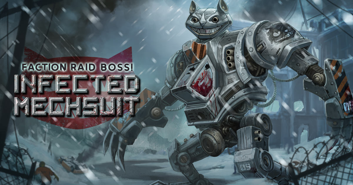 Zombie Slayer Infected Mechsuit Raid Boss Banner