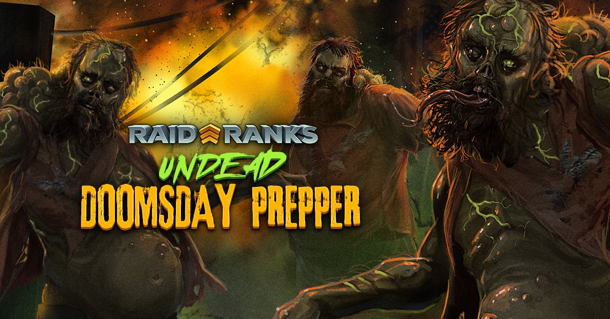 Zombie Slayer Doomsday Prepper Raid Boss Banner