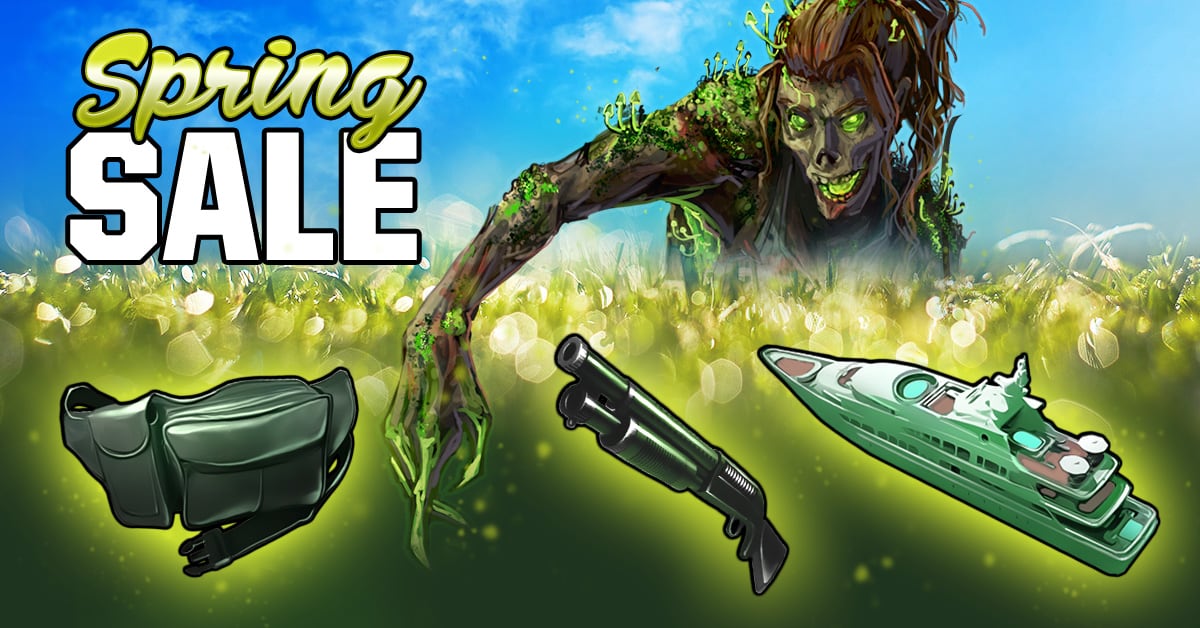 Zombie Slayer Spring Sale Banner