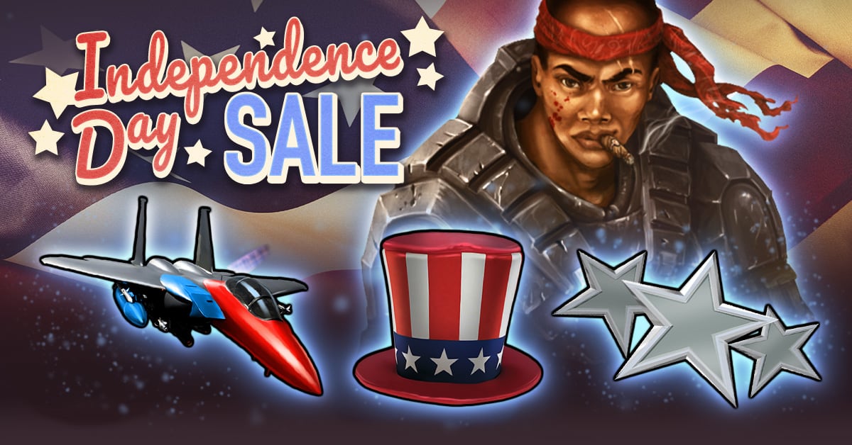 Zombie Slayer Independence Day Sale Banner